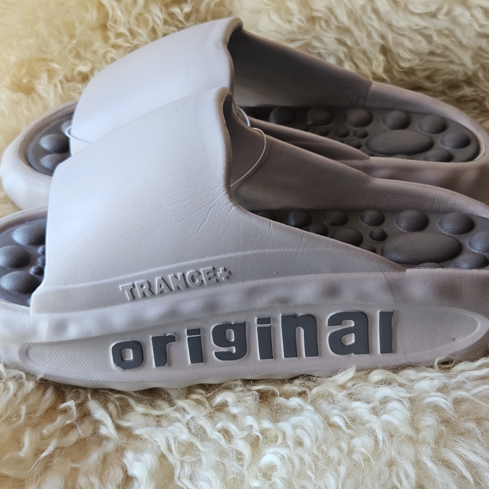NEW Original Trance+ Men's Slide Sandals in Light Mauve Size 9-10
